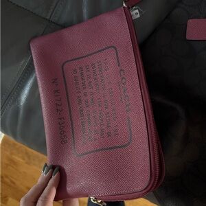 Coach Reversible purse - like new!